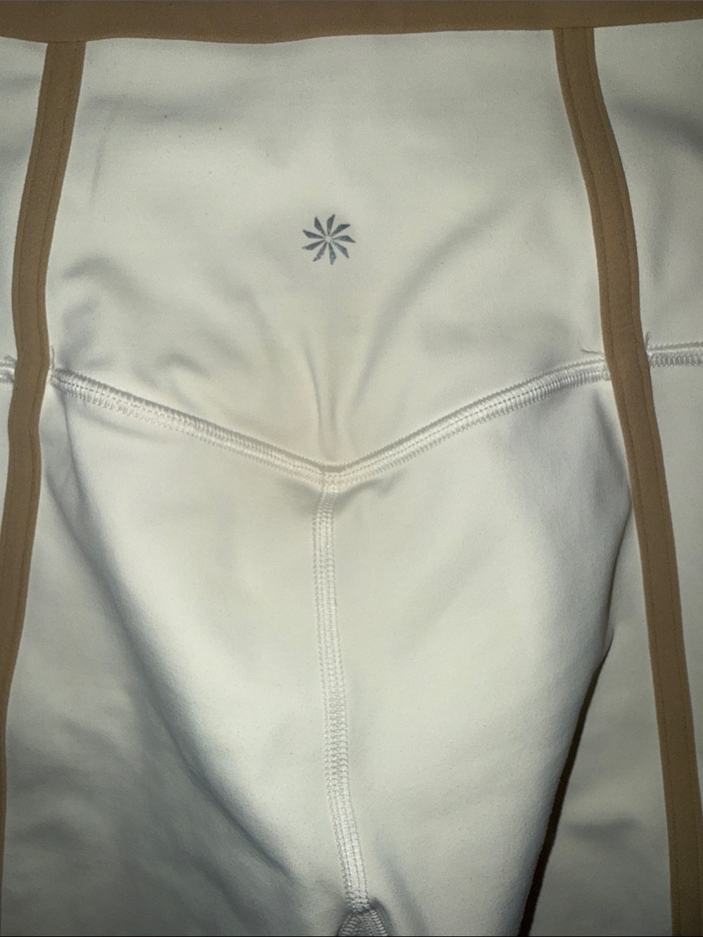 MINT! Athleta elation 7/8 Tight ultra HR high rise size XXS cream & mocha - Picture 7 of 7